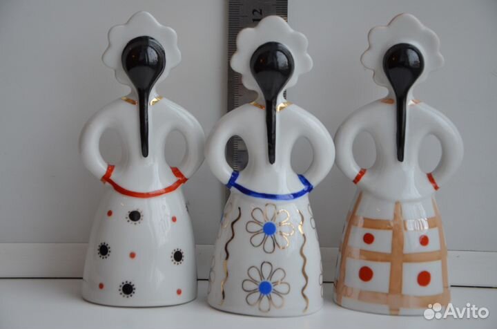 Дулево. Статуэтка матрешка невеста. Фарфор