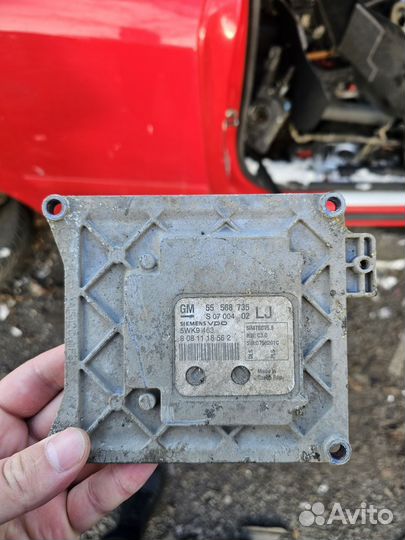 Эбу блок управление opel astra h 1,6