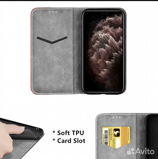 Чехол книжка для телефона Huawei P40, новый