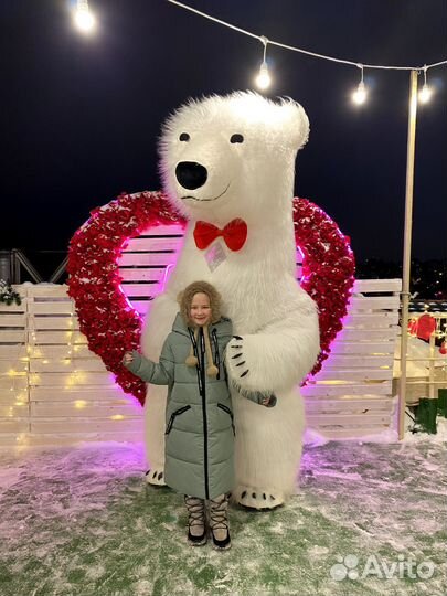 Поздравление от Белого Медведя, Большой мишка Умка