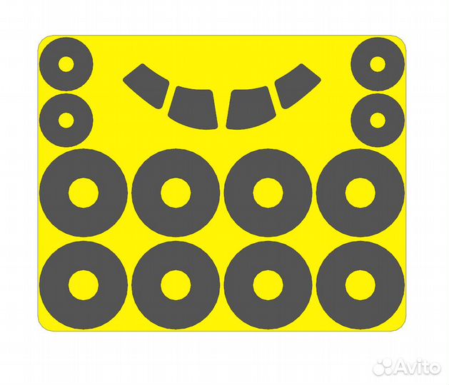 Бумажная маска Arma Models AM144133 1/144