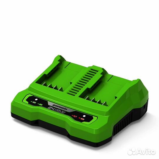 Greenworks Зарядное устройство 24V, на 2 аккумулят