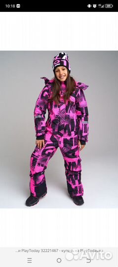 Зимний комбинезон для девочки