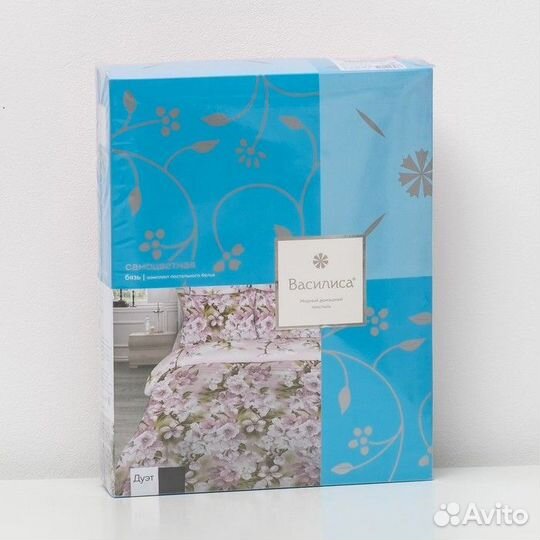 Постельное бельё евро «Василиса» Японское утро 200