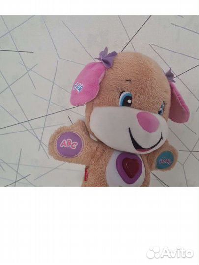 Собачка, сестричка умного щенка от fisher price