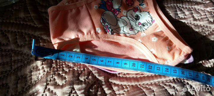 Трусы для девочки новые 8 штук