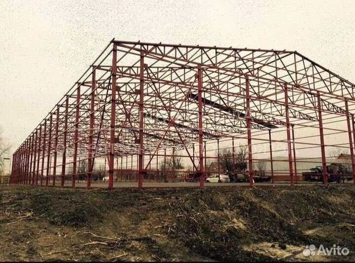 Ангар новый прямостенный доставка