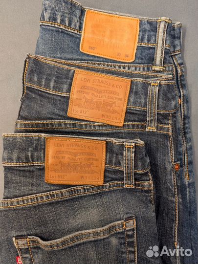 Джинсы Levis 512, 510