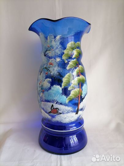 Разные стеклянные вазы СССР