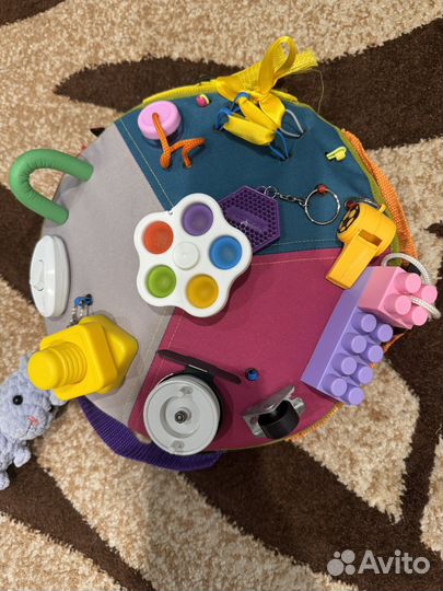 Бизиборд мягкий в машину