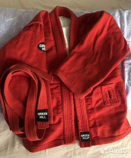 Самбовка куртка для самбо green hill 140