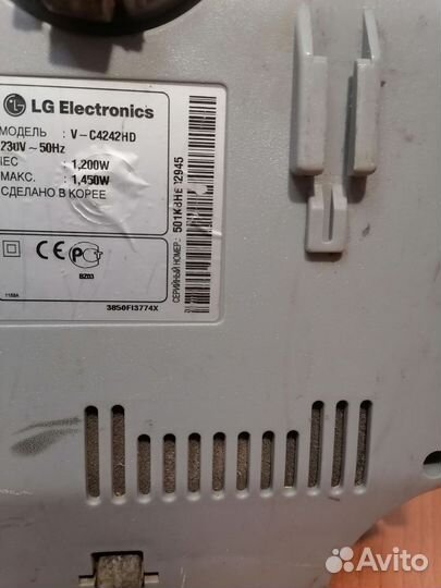 Пылесос Lg Magic 1450w V-4242HD