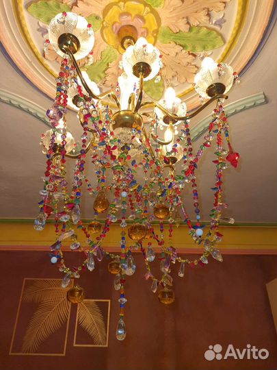 Люстра винтаж СССР рестайлинг ручная работа