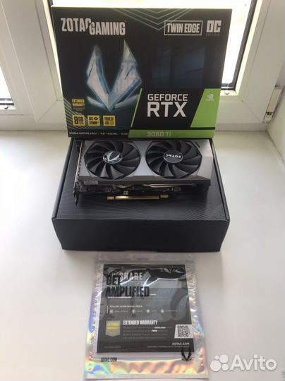 Видеокарта zotac RTX3060 TI