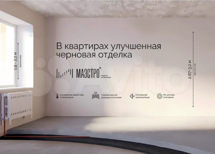 Квартира-студия, 28,5 м², 16/22 эт.