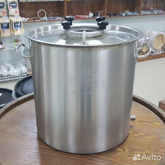 Перегонный куб luxstahl, 25л с краном