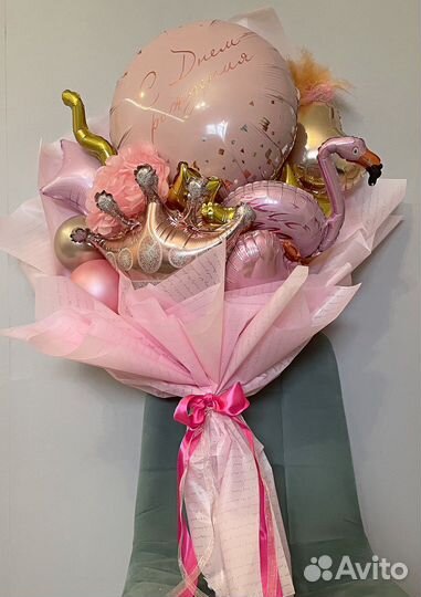 Букет «фламинго»