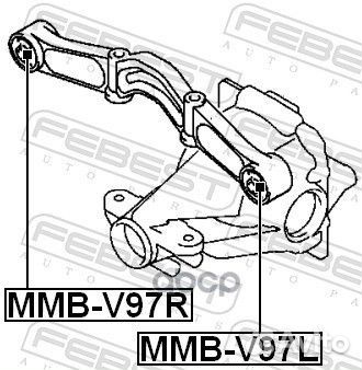 Сайлентблок подушки дифференциала MMB-V97L mmbv