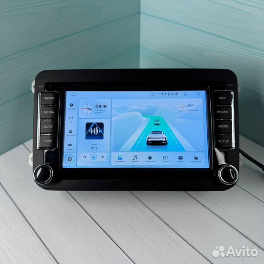 Штатная android магнитола vag с carplay