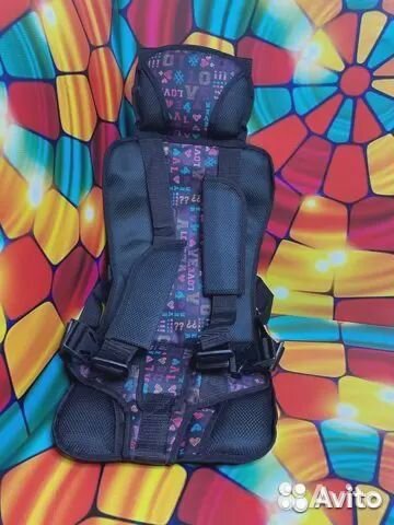 Детское автокресло бескаркасное от 3 до 12 лет