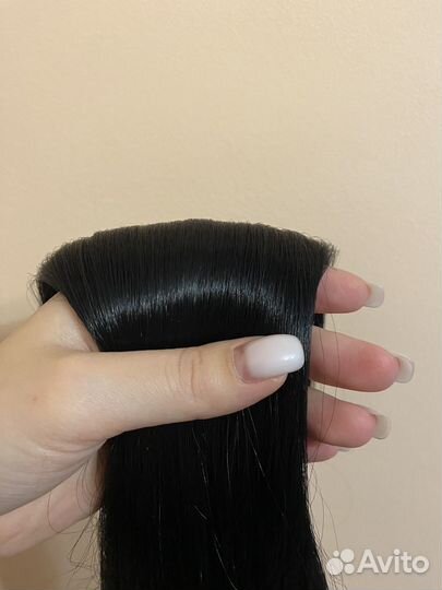 Шиньон / накладной хвост / волосы ленте