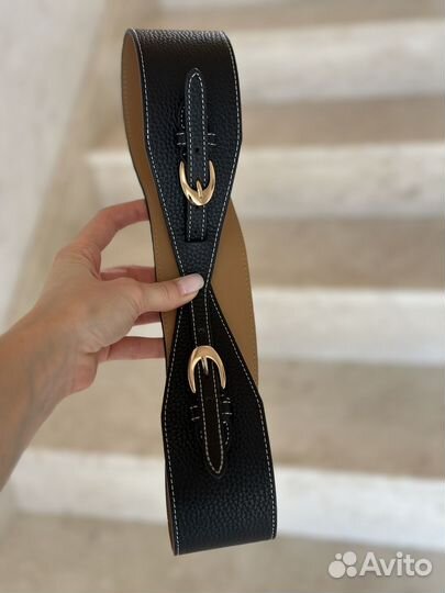 Ремень женский кожаный