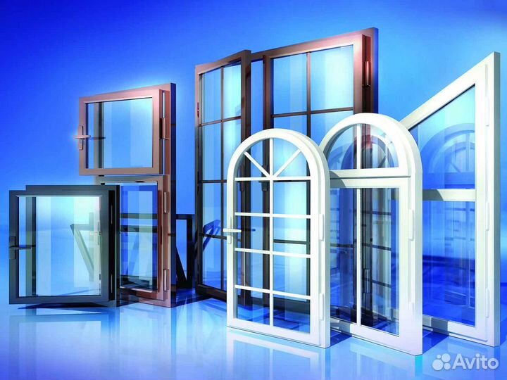 Ремонт окон, стеклопакет шумозащитный RAL4891