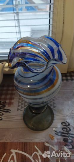 Ваза цветное стекло. Предложите свою цену