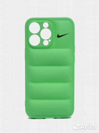 Чехол на iPhone Nike зелёный (все модели)