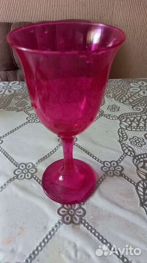 Фужеры цветной хрусталь германия