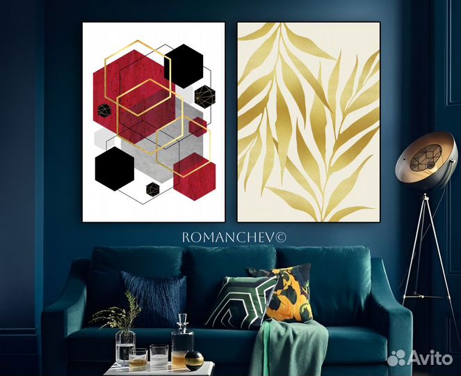 Картина абстракция на холсте