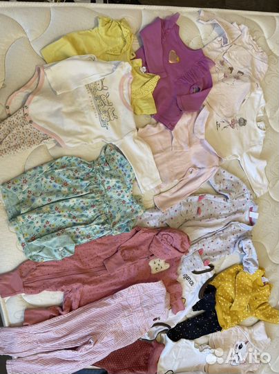 Вещи пакетом на девочку размер 80