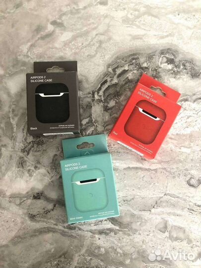 Чехол Silicone case на airpods