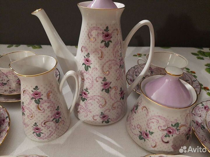 Сервиз кофейный, Рига. 21 предмет