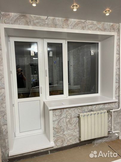 Балконные пластиковые блоки под ключ. Москва