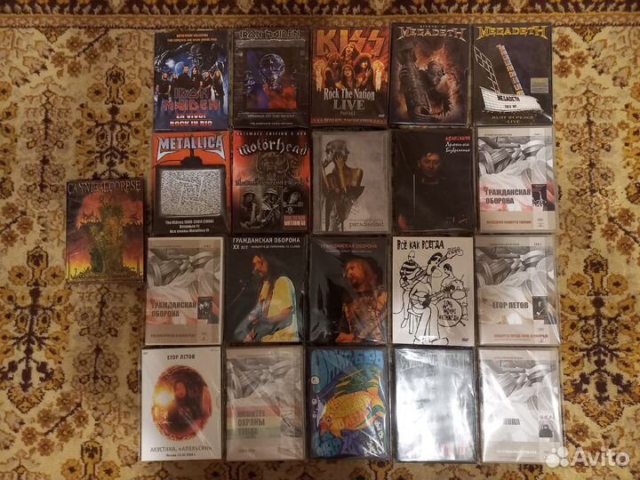 DVD диски музыкальные Рок (Новые)