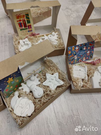 Подарочный набор гипсовых фигурок