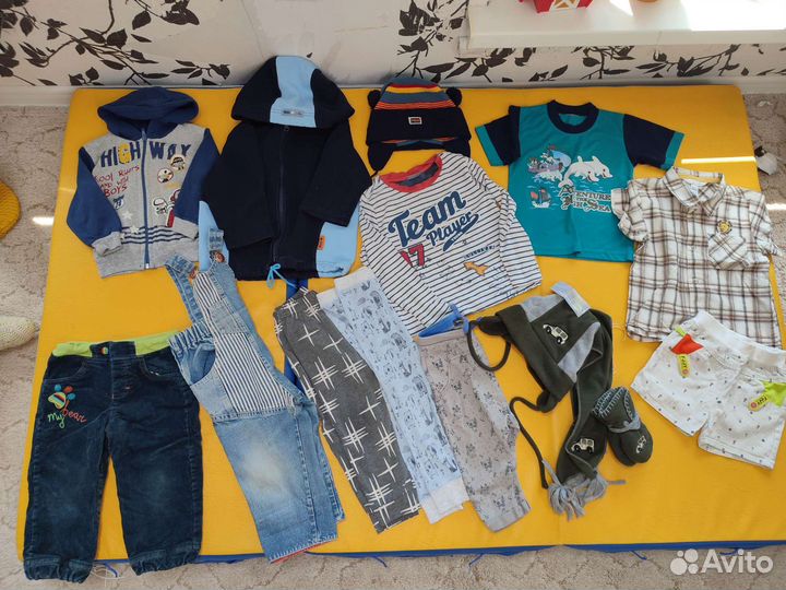 Вещи пакетом на мальчика на 9-24 месяца