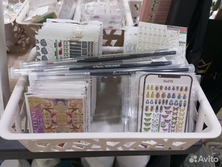 Слайдеры для ногтей SlaiDX водные наклейки для диз