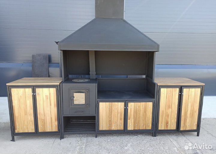 Мангальная зона лофт