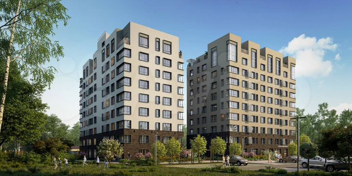 Квартира-студия, 31 м², 6/9 эт.