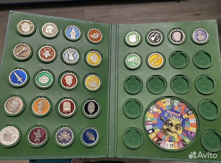 Коллекция медальонов Шрек