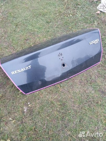 Крышка богажника рено логан