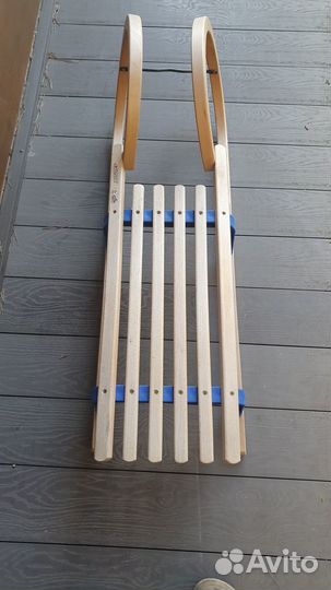 Санки детские деревянные