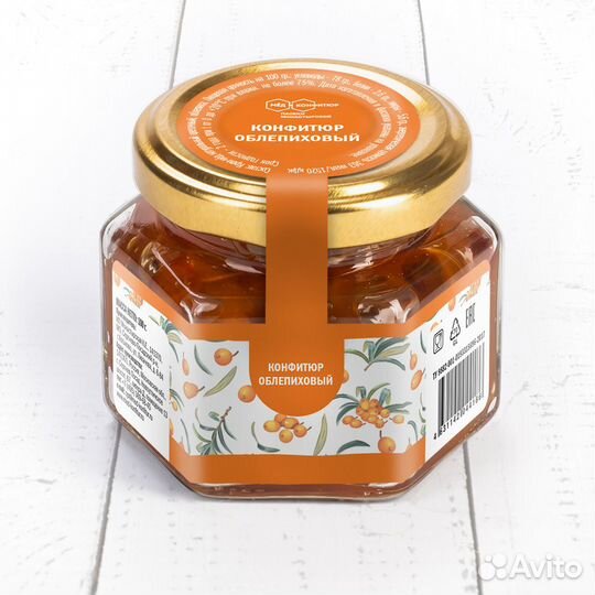 Конфитюр облепиховый 100 гр