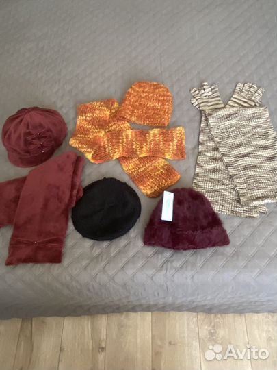 Шапки и шарфы женские