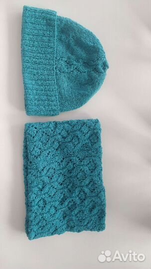 Комплект шапка и снуд