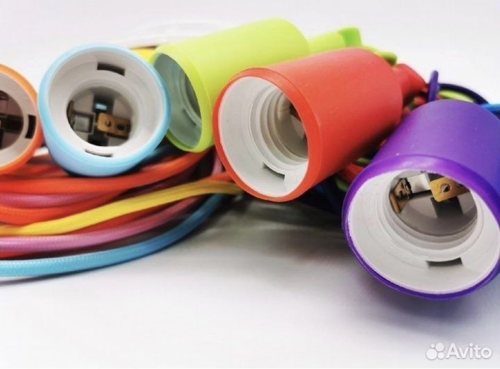 Люстра цветная для детской