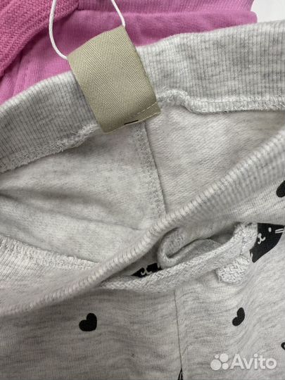 Штаны 2шт. для девочки утепленные 68,74
