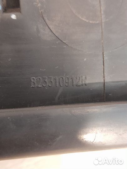 Уплотнитель зад проема стекла двери Renault logan